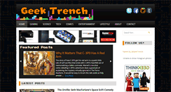 Desktop Screenshot of geektrench.com
